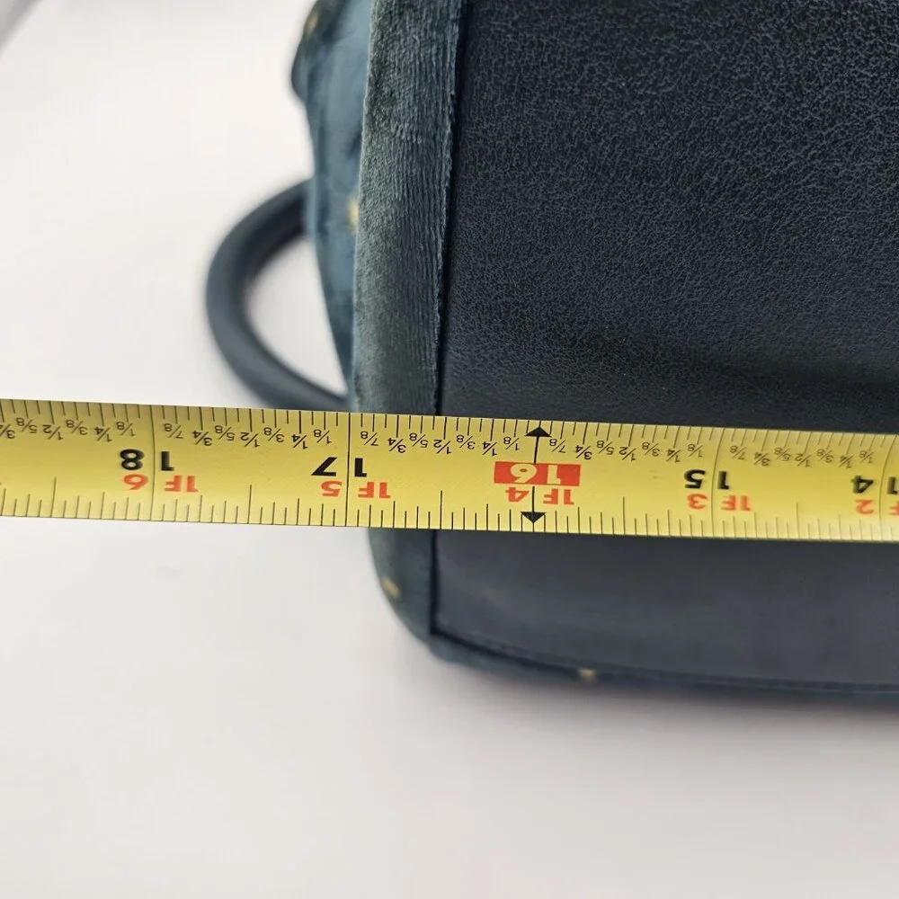 House of Flynn Purse Camera Bag Travel Shoulder Bag Hand Bag Green Velvet LARGE - Picture 16 of 16